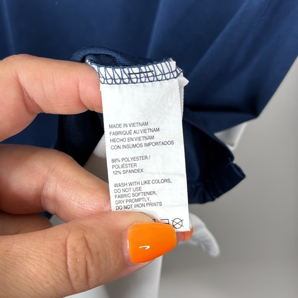 Izod Red White and Blue Patriotic Stars USA Classic Golf Polo Men's Size Large - Picture 5 of 6